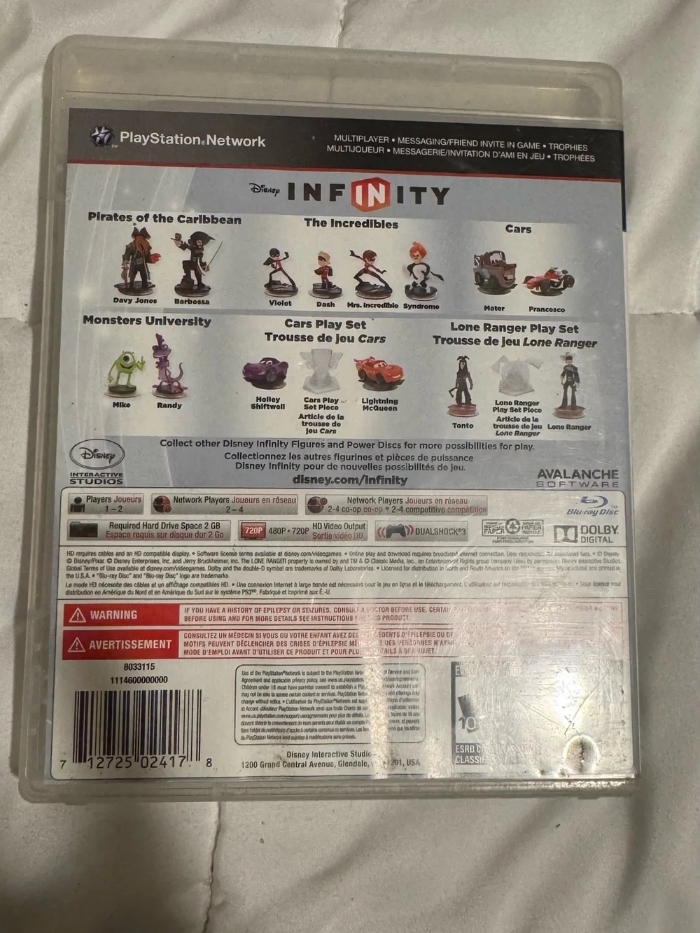 Sony Disney Infinity PS3 Game
